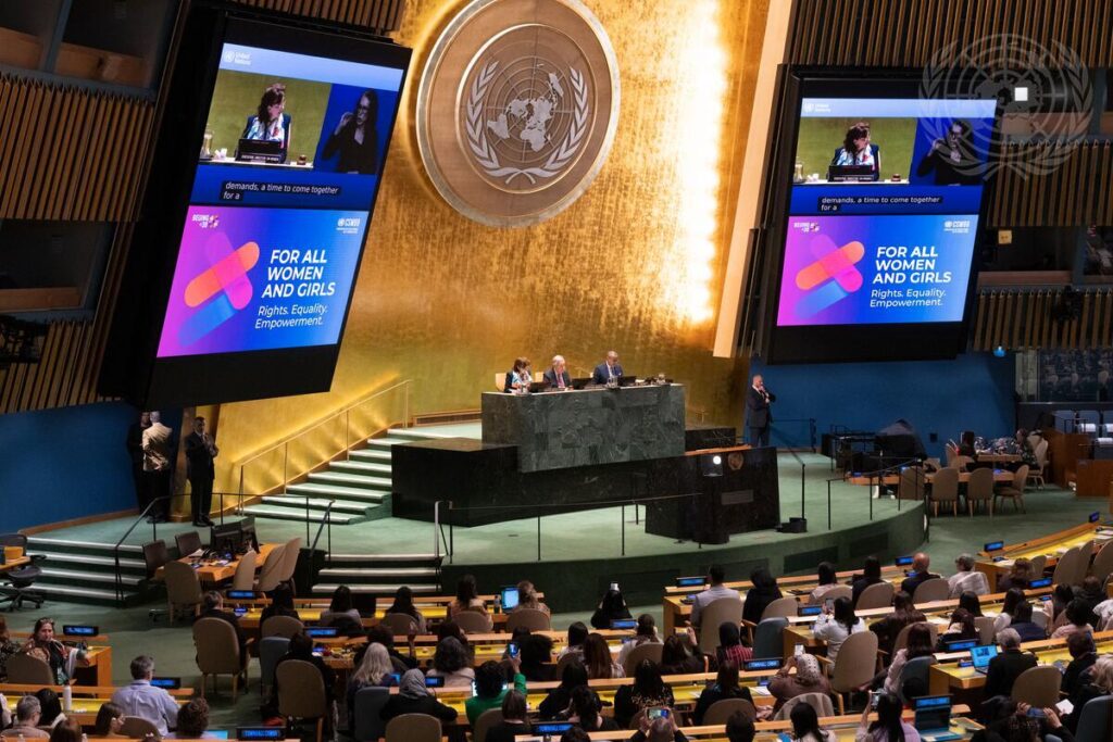 Discurso da Diretora Executiva de ONU Mulheres e Subsecretária Geral da ONU, Sima Bahous, na abertura da 69ª Comissão sobre a Situação das Mulheres (CSW)/sima bahous pequim30 participacao politica noticias igualdade de genero direitos humanos direitosdasmulheres dia internacional da mulher destaques csw 